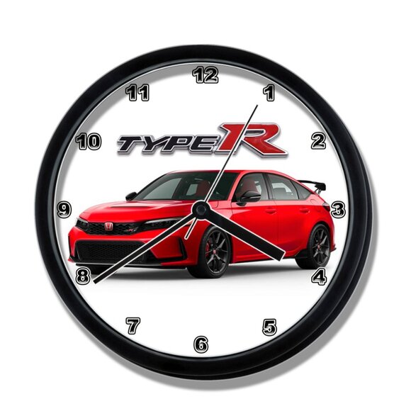 Honda civic type R RED wall clock NEW - Picture 1 of 4